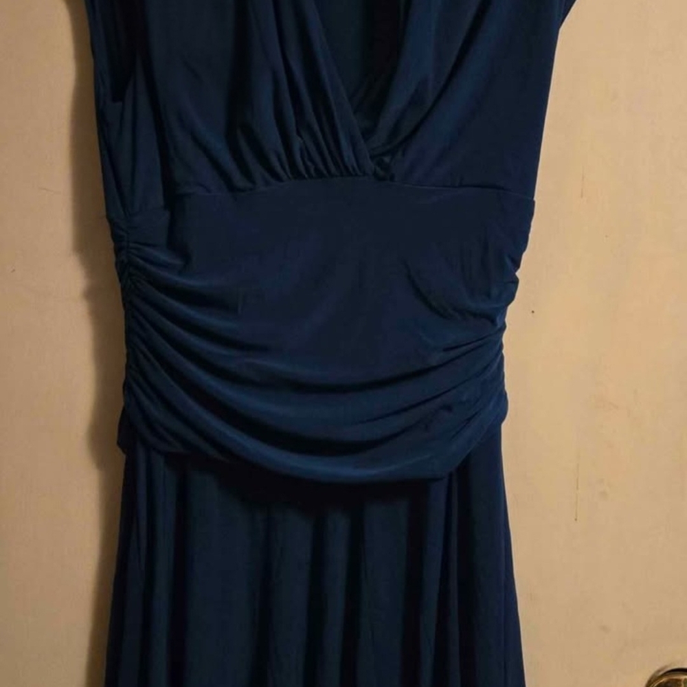 Chaps Deep Blue Maxi Dress
